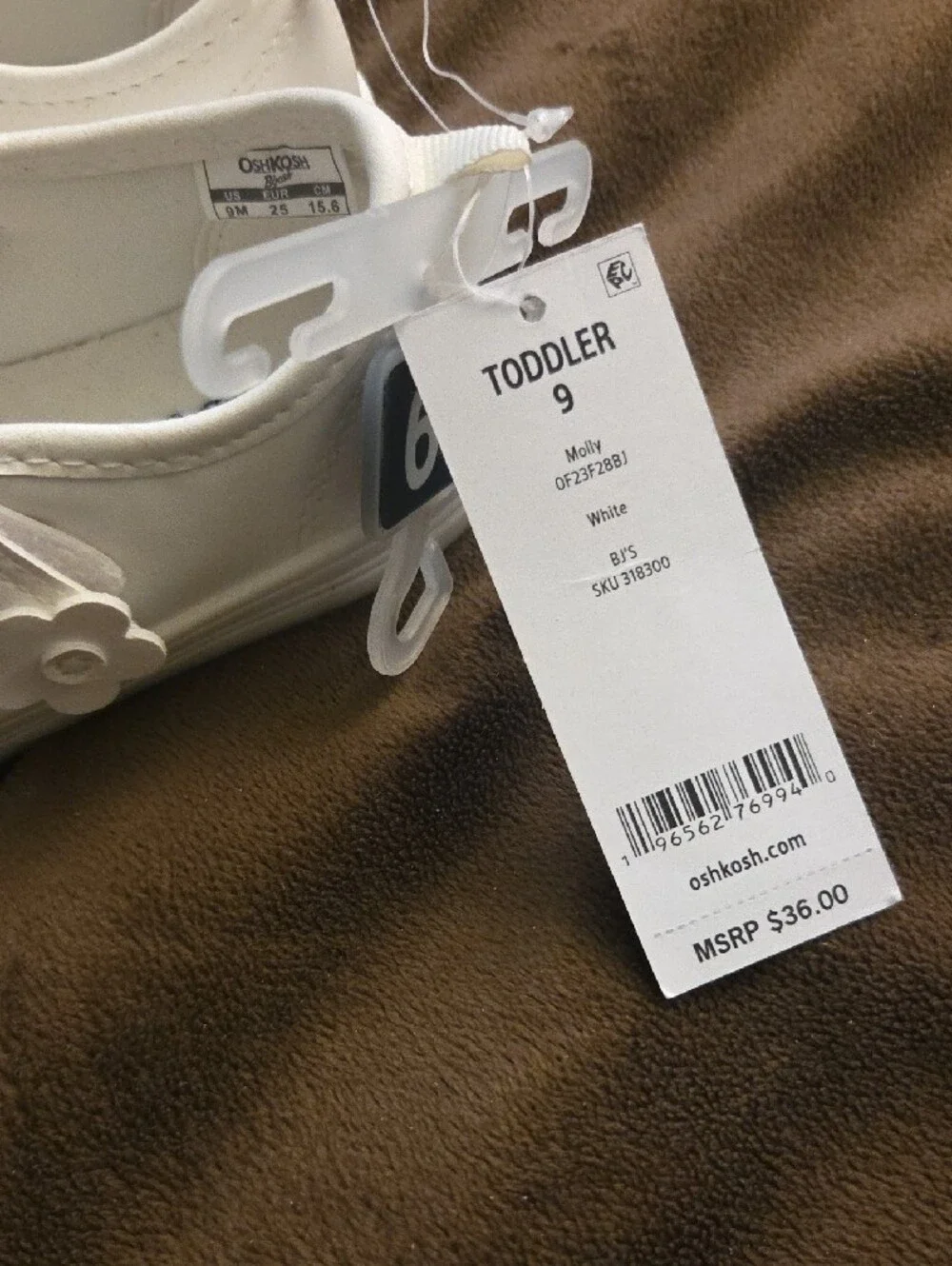OshKosh B'gosh White Girls' Mary Jane Dress Shoes